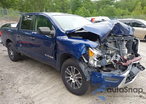 2022 Nissan Titan Sv 4X4 из США, поврежденный, VIN 1N6AA1EC2NN105737